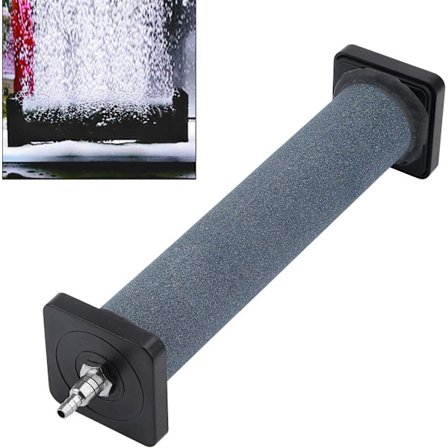 Akvarium 20cm Luftsten Cylinder til Større Luftpumpe Bobler