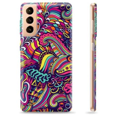 Samsung Galaxy S21+ 5g Tpu-skal - Abstrakta Blommor Animerad