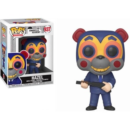 Figur - POP - N° 937 - Umbrella Academy - Hazel med mask - Flerfärgad - Vinyl