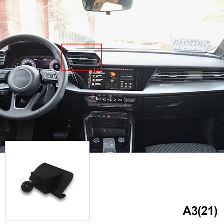 Dedikerad telefonhållare monteringsfäste för samlokalisering Audi A1 A3 A4 A5 A6 Q3 Q5 Q7 2016 2017 2018 2019 2020 2021 2022~01785