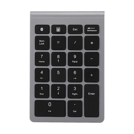 BT304 22 tangenter numeriskt tangentbord trådlöst minitangentbord kompatibelt med Bluetooth 3.0Iron Gray