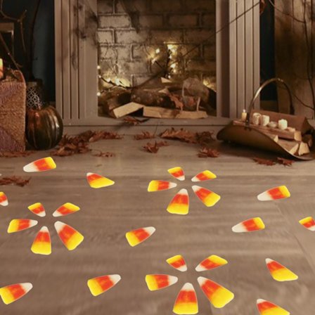 24 stykker Halloween-maisgodteri-klistremerker Candy-mais-dekal