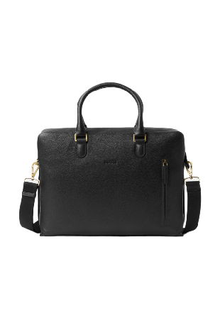 NORVIE Laptopväska i skinn FREDRIK Väskor Svart ONESIZE