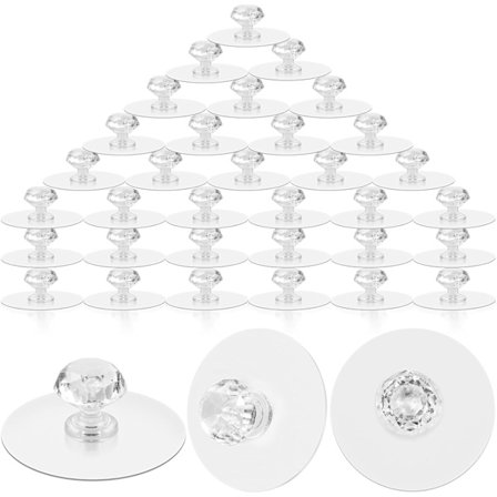 20 stk skap knotter selvklebende skuff knott stikk på skap knotter D