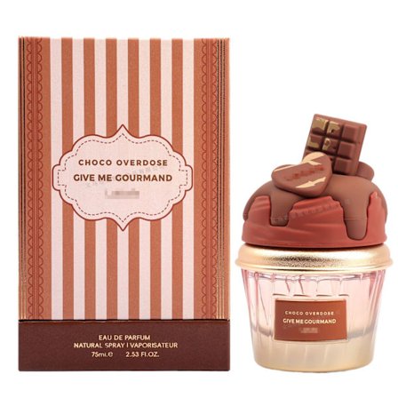 Lattafa parfym, en kreativt designad doft som påminner om godis och glass.