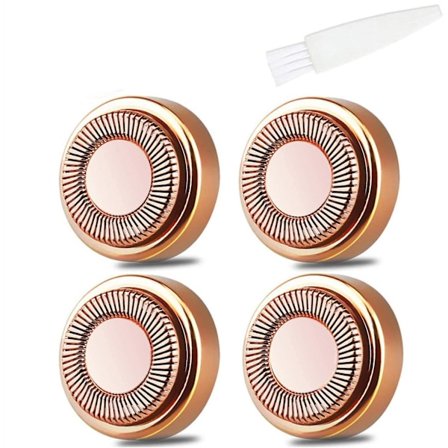 4 st Ansiktshårborttagare Ersättningshuvuden för beröring Flawless El