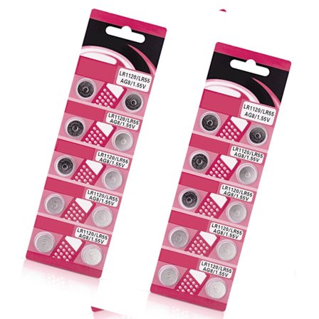 AG8 LR1120 Alkaliske Knapcellebatterier 10 stk./20 stk. til Ure Lommeregnere