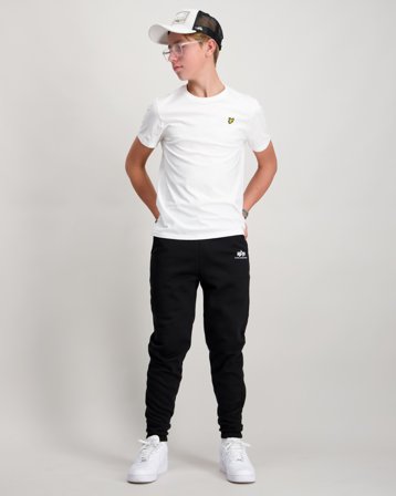 Alpha Industries Basic Rib Jogger SL K Schwarz Hosen Jungen - Kids Brand Store