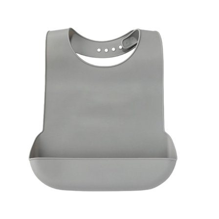 Ekstra Stor Silikone Hagesmæk til Voksne med Madspildslomme - Genanvendelig & Vandtæt Måltidsbeskyttelse