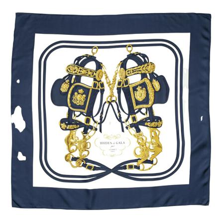 Hermès Vintage, Pre-owned Scarf Blauw, Dames, Maat:ONE Size