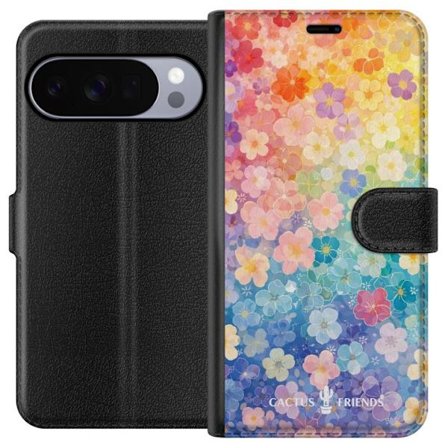 Yhteensopiva Lompakkokotelo Google Google Pixel 10 Pro Cactus and Friends – RainbowBloom