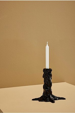 Jotex - Świecznik Bearnie Błyszcząca czerń - Duży - Kup Pastill - Inne firmy Jotex