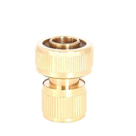 Expanderbara Kopplingar i Mässing för Trädgårdsslang - Tap Adaptrar, Kopplingar, 2-pack, Guld