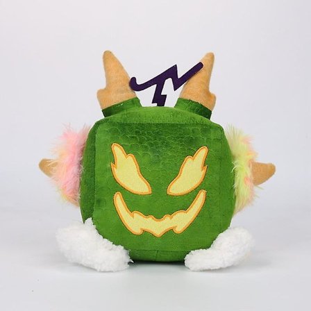 Blox Fruits Speltillbehör Frukt Leopardmönstrad Ask Plyschleksak Lila Askdocka