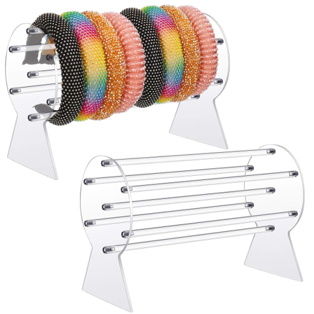 Galaxy Scrunchie Akryl Pannbånd og Hår Smykker Organizer Halskæde Opbevaringsskærm til Teenage Pige Kvinder