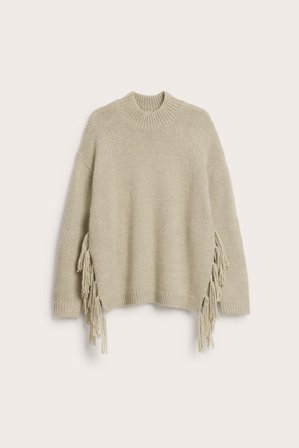 Kappahl | Strikkegenser | Melert beige