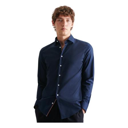 Seidensticker Business Shirt Slim , Blauw , Heren , Maat: XS