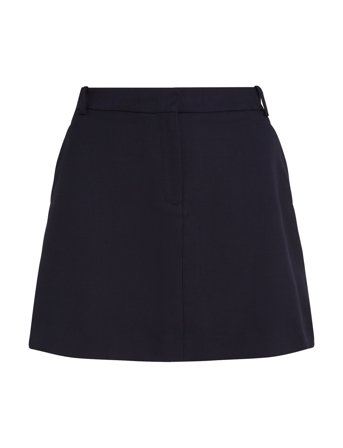 Core Straight Short Skirt Navy Tommy Hilfiger