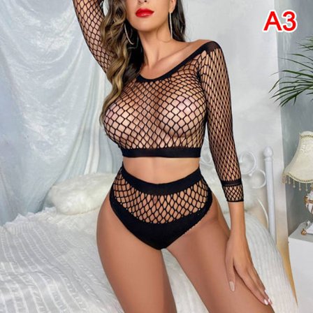 Axelbandslösa Sexiga Underkläder Dam Underkläder Transparent Sexig svart