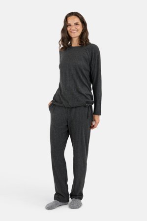 BRANDTEX - Loungesæt - Mørk Grå Meleret