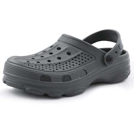 Smile Pop Mode Män Clogs Tofflor Märke Sommar Clogs Tofflor Utomhus Antiskid Beach Tofflor Mjukt Hem Andaskåp Gray 42