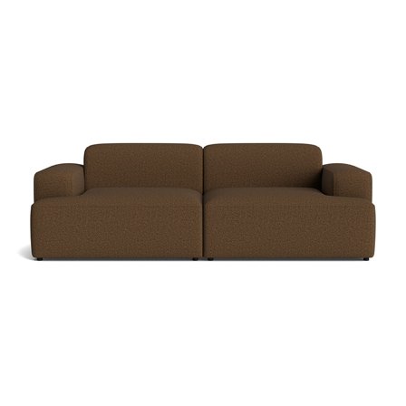 Madrid 3 personers sofa - Montreal Brun - 238x101x75cm - Komfortabel Flyder Sofa i Flotte Farver - 3 Personers Sofa