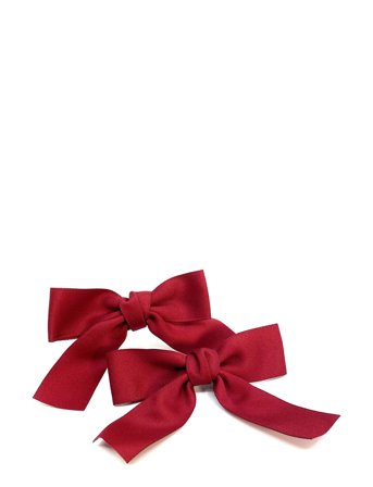 Pipol's Bazaar | Sandra Bow Clip Plus Elastic Red | ONE SIZE