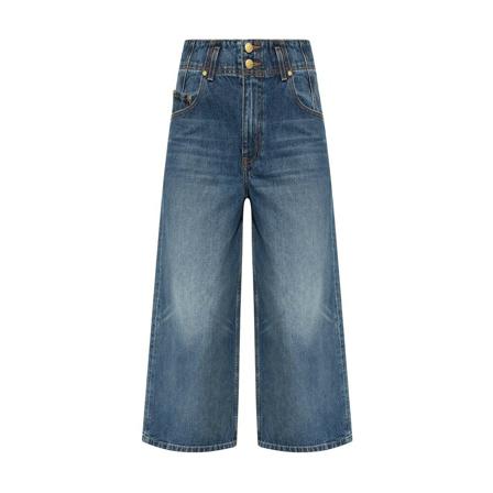 Ulla Johnson, Flared Jeans Blauw, Dames, Maat:W30