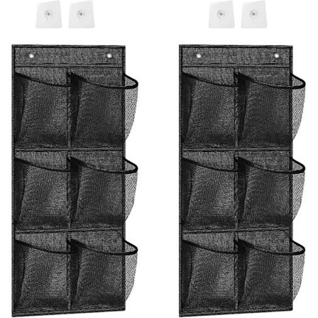 2+2 stk. Skohylle for dør, Skohylle over dør, Multifunksjonell hengende hylle