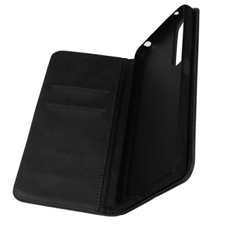 Fodral - Sony - Xperia 1 III - Plånbok - Videostöd - Ekoskinn Svart