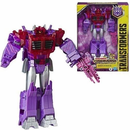 Transformers Bumblebee Cyberverse Aventures Shockwave Figurin 24 cm