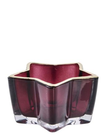Melia Star Home Decoration Candlesticks & Tealight Holders Tealight Holders Punainen Lene Bjerre