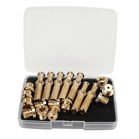 350995 Koppar Carb Jet Set - Ersättning kompatibel med S&S B E G förgasare