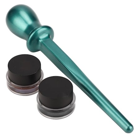 Eyeliner Verktyg Vattentät Silikon Eyeliner Guide Wand med Svart Brun Eyeliner Kräm för Smink