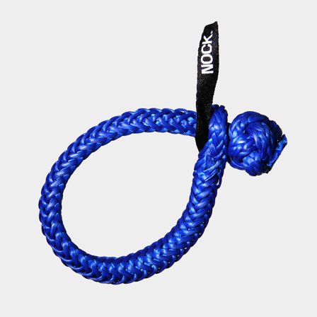 Soft shackle NOCK Titan Pro, UHMWPE 78, blue, Ø10 mm (made from Ø5 mm rope), 110 mm, 2000 kg