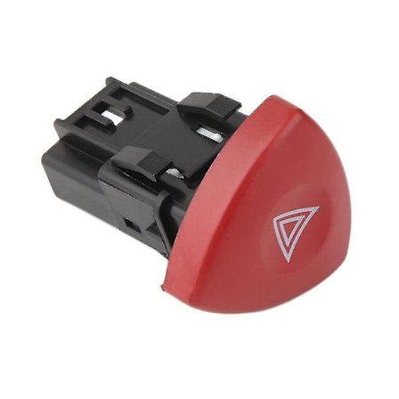 Nödsignallampa Varningsljusströmbrytare Knapp för Renault Laguna Opel Vivaro Movano 1st - Svart