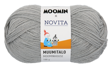 Mummi Garn Novita Stamfaren Grå 401, 100g