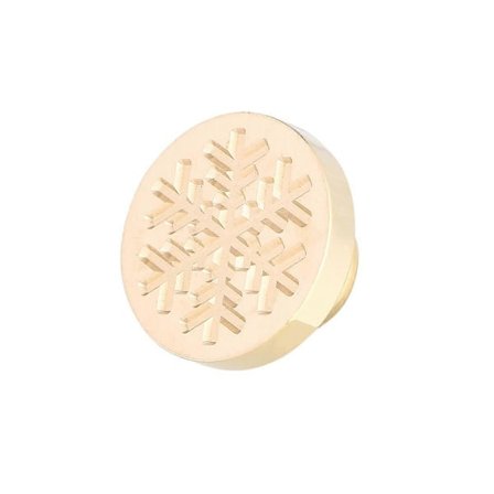 Vintage Segl Kobberhoved Seglvoks Stempel Retro Kuvert Segl Seglvoks Snefnug Ild Malingsstempel Gylden