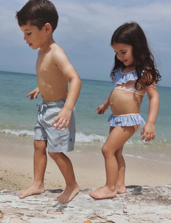 Wheat Swim Trunk Hansi - Blue - 122