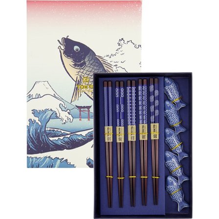 Tokyo design studio Fish ätpinnar 5 par | Dukning & Servering > Bestick > Ätpinnar | Bagaren och Kocken