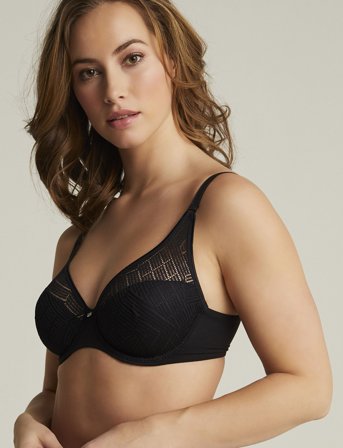 CHANTELLE Emma Covering Molded Bra - Black - C x 85