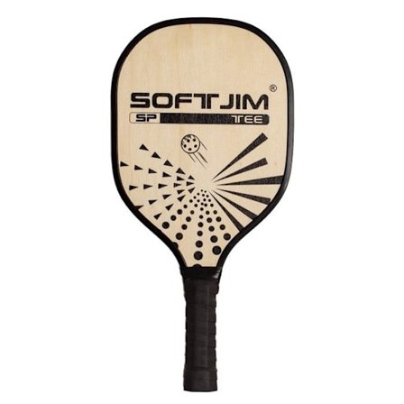 Pickleballracket med boll och Softee-lock (x3)