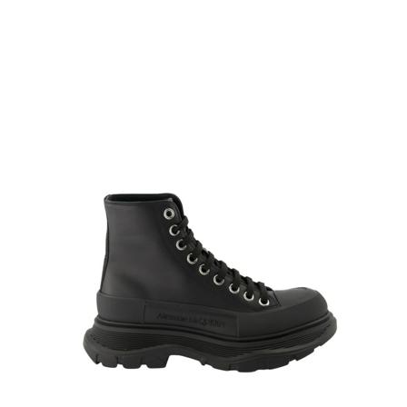 Alexander McQueen, Ankle Boots Zwart, Dames, Maat:39 EU