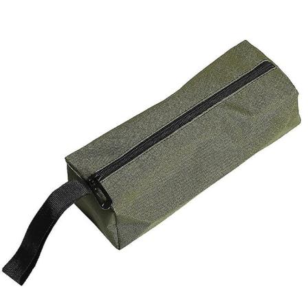 Bärbar Verktygsförvaringsväska Nyckelficka Med Dragkedja Green Small