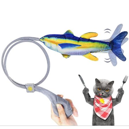 kissan lelut Manuaalinen turvatyyny Twisting Fish Simulation Fis