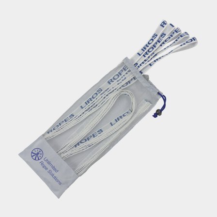 Purjeenpidikehihna lenkillä Liros Sail Ties, polyesteri, 25 mm, 2 metriä, valkoinen, 5-pack