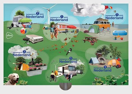 Holland - Camping - Postfrisk miniark