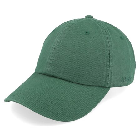 Stetson - Baseball Cotton Forest Green Adjustable Unconstructed Green Cap - @ Hatstore