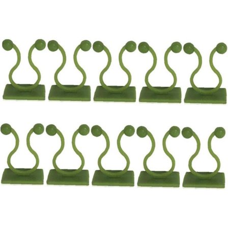 10 kpl itseliimautuvia kiipeilykasvien telineitä, seinäkiinnitys