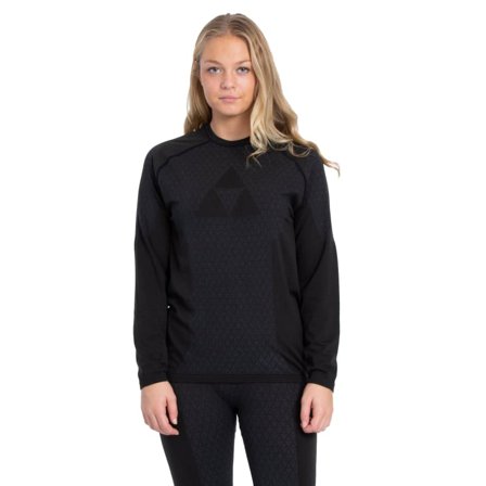 Fischer Women's Seamless Baselayer LS Women base layer tops Black S
